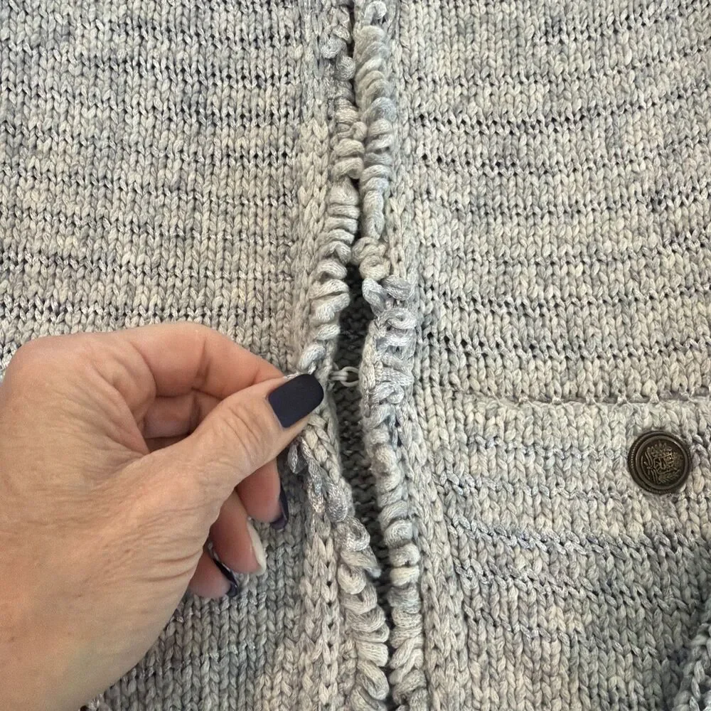 Intermix Kaia Knit Open Front Cardigan 0 Old Money French Girl Country Club Prep